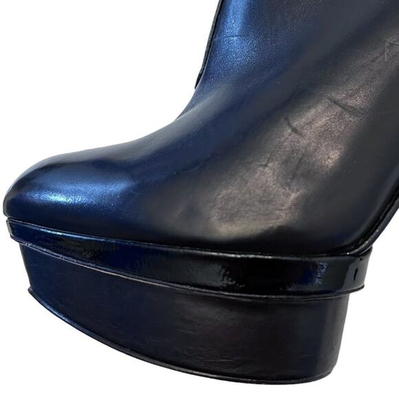 B BRIAN ATWOOD Fortosa Leather Platform Bootie 8 1/2 - Picture 15 of 16